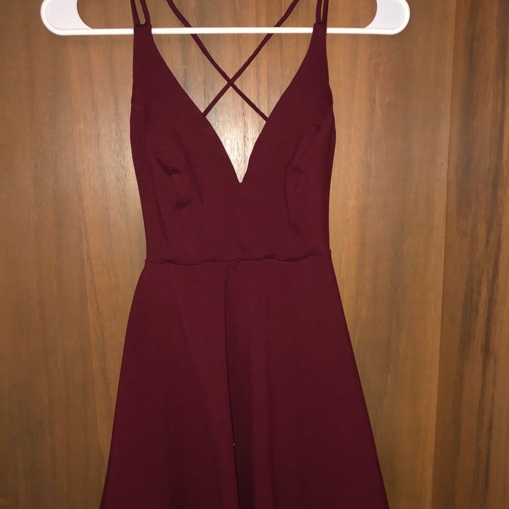 Red Strappy Dress